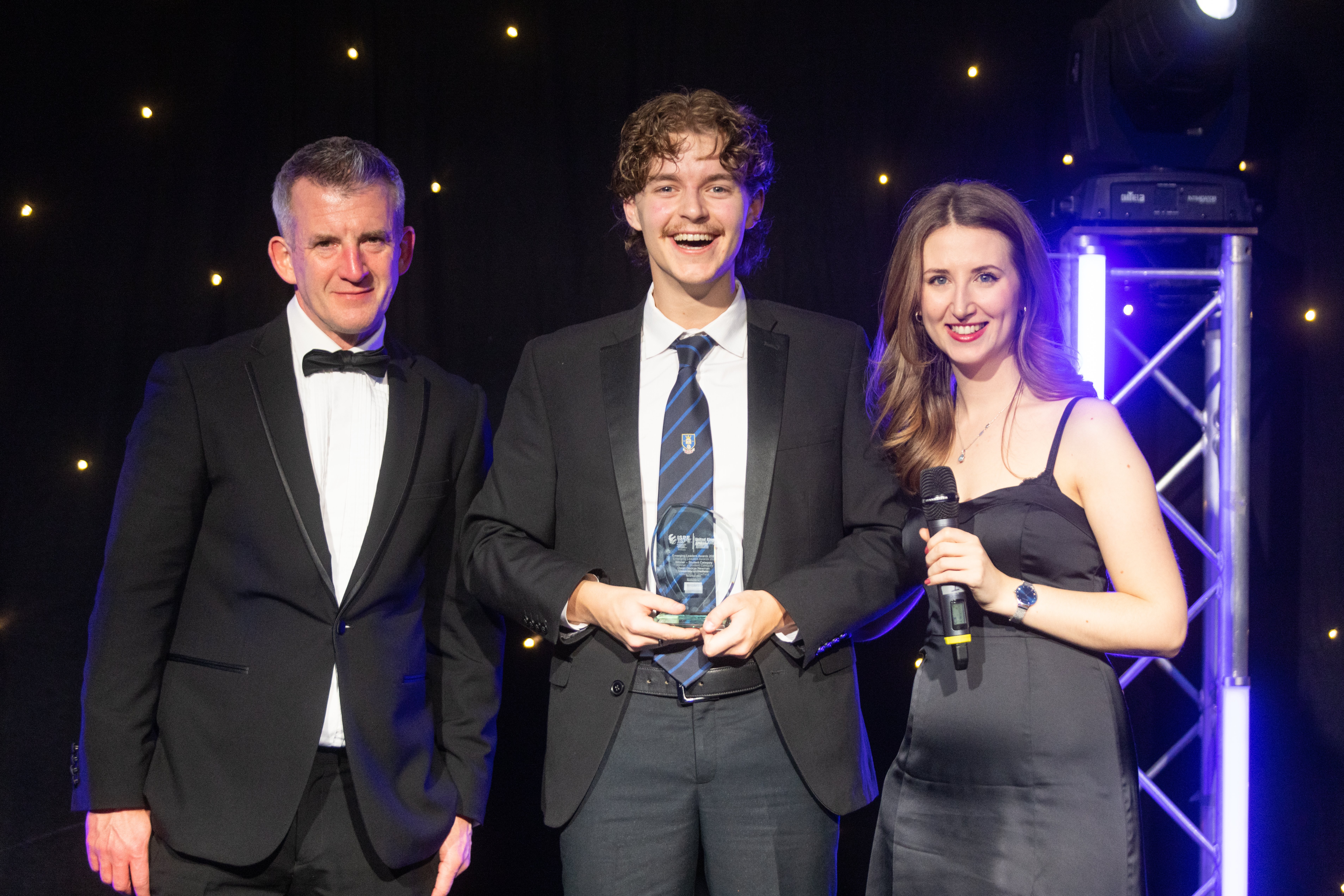 Presenting award to ISPE UK Emerging Leaders Student winner