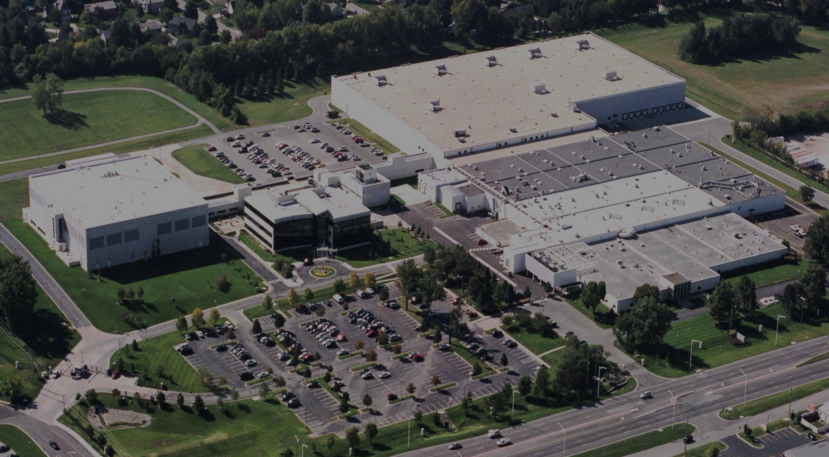 Aerial Photograph of Shawnee, KS, USA - a Liquid & Oral Solid Dose (OSD) Contract Manufacturing and Packaging Facility